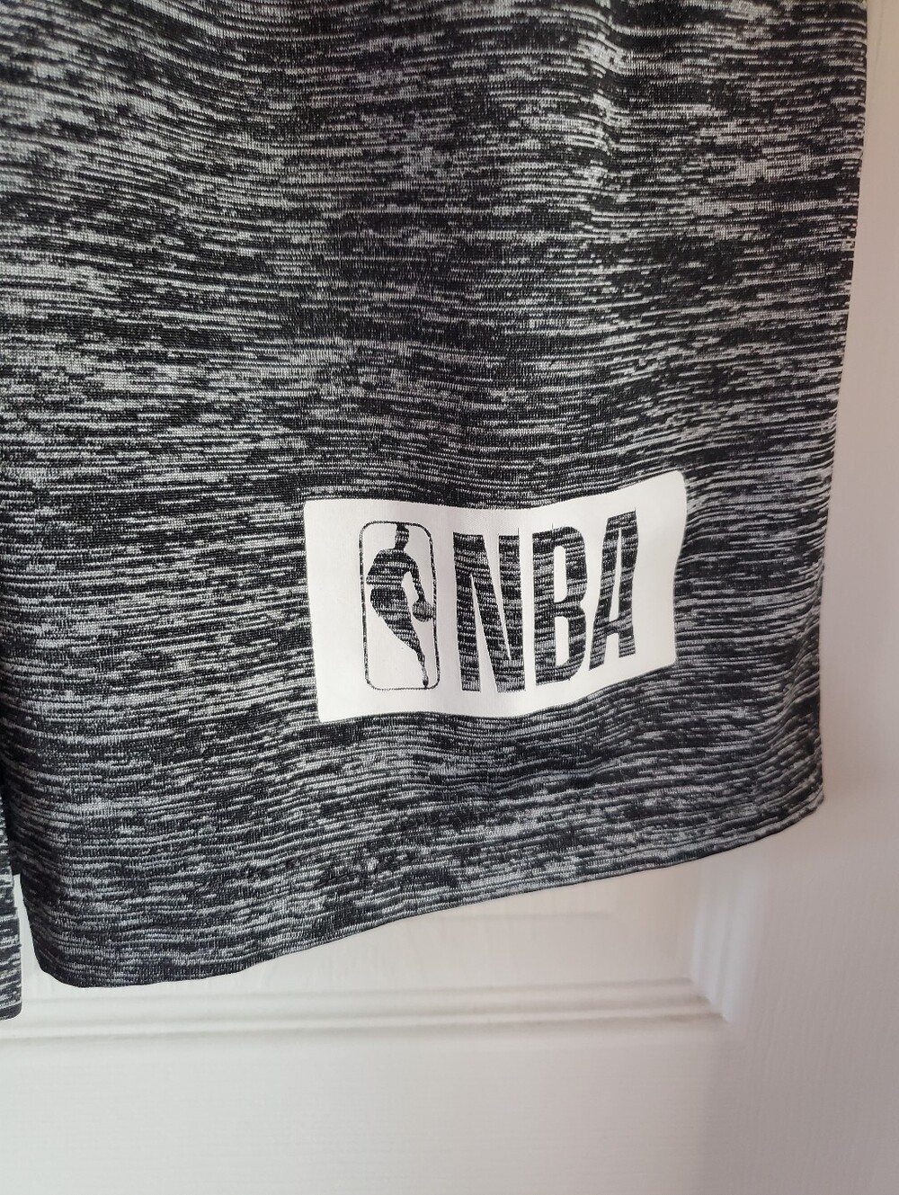 Vintage Basketball Shorts Size Medium Gray w/Black Comfort Fit Sporty Pull-on - Picture 5 of 11